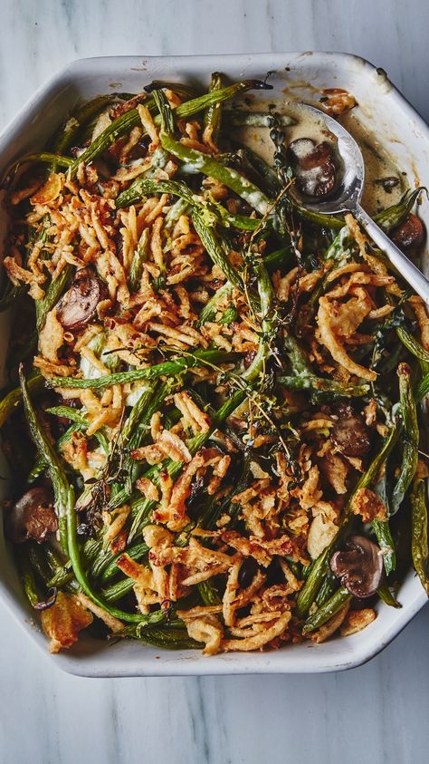 There's a reason we named this one of our best recipes. Ultimate Green Bean Casserole, Best Green Bean Casserole, Green Bean Casserole Recipe, Greenbean Casserole Recipe, Thanksgiving Recipes Side Dishes, Holiday Eating, Thanksgiving Dishes, Green Bean Casserole, Veggie Side Dishes