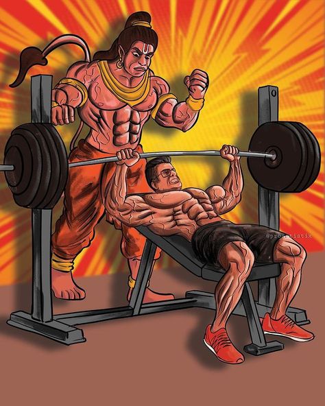 Hanuman Ji Gym Wallpaper, Hanuman Gym Hd Wallpaper, Hanuman Ji Bodybuilder, Bajarangi Hd Images, Hanuman Power, Hanu Man, Sree Ram, Hanuman Ji Wallpapers, Gym Wallpaper