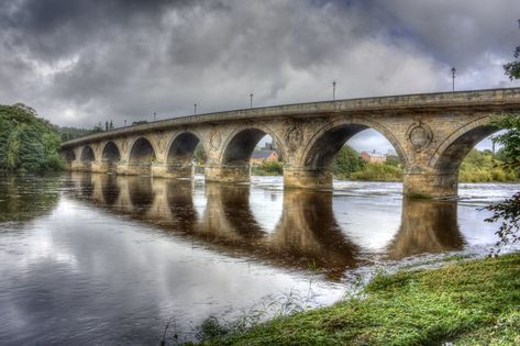 Hexham Bridge, Northumberland, crosses the River Tyne. It is a stone, arch bridge designed by Robert Mylne and opened in 1793. It is Grade II listed. Hexham Northumberland, Stone Arch Bridge, Sonny Rollins, Interesting Architecture, Types Of Architecture, Architectural Engineering, Arch Bridge, Stone Arch, Terraria