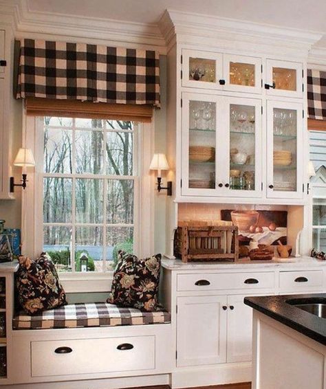 Checks! County Kitchen, Lake Kitchen, Kabinet Dapur, Kentucky Fried, Farmhouse Kitchen Cabinets, Future Kitchen, Farmhouse Kitchen Design, Rustic Farmhouse Kitchen, Chic Aesthetic