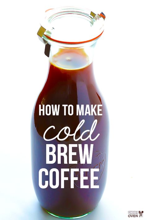 How To Make Cold Brew Coffee: a step-by-step photo tutorial and recipe | gimmesomeoven.com #diy Make Cold Brew, Cold Brew Coffee Recipe, Making Cold Brew Coffee, Gimme Some Oven, Brew Coffee, Cold Brew Coffee, Ketchup Bottle, Coffee Love, Photo Tutorial