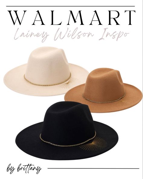 No Boundaries Women's Embroidered Fedora Hat from Walmart for under $15! Fall right into your Lainey Wilson outfit era with each color of these beautiful hats. Follow my shop @brittanyjohnson on the @shop.LTK app to shop this post and get my exclusive app-only content! #liketkit #LTKstyletip #LTKSeasonal #LTKGiftGuide @shop.ltk https://liketk.it/4kVwh Affordable Western Style Felt Hat For Festivals, Affordable Western Felt Hat For Festivals, Lainey Wilson Costume, Lainey Wilson Hat Diy, Western Fedora For Country Festivals, Lainey Wilson Halloween Costume, Lainey Wilson Outfits Concert, Embroidered Fedora, Lainey Wilson Inspired Hat