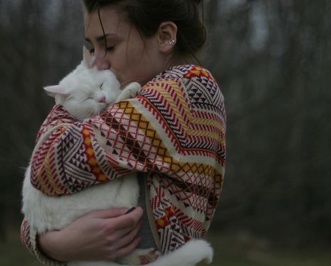 Cat Hug, Cat People, Cat Person, Crazy Cat Lady, Animals Friends, Cat Lady, Crazy Cats, Vincent Van Gogh, Cat Love