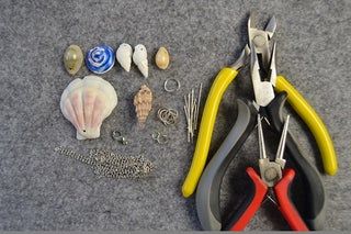 Cone Shell, Beading Tools, Cross Chain, Head Pins, Shell Pendant, Shell Beads, Love Necklace, Beaded Pendant, Jewelry Making Supplies