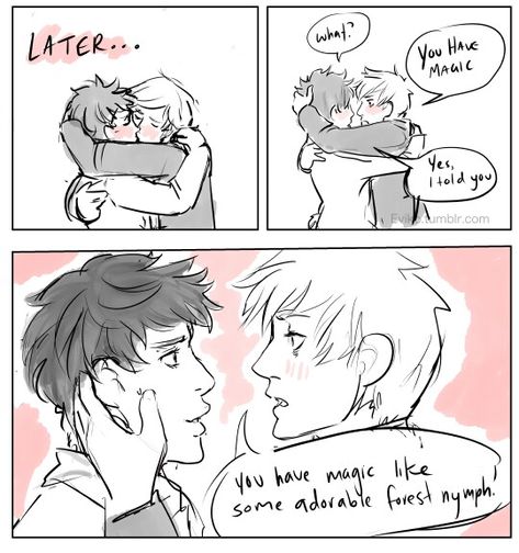 " like some adorable forest nymph " • Aw this is adorable in its entirety • Merthur kissing • Merlin Fanart • Merthur Fanart Itachi X Sasuke, Merthur Fanart, Naruto Doujinshi, Merlin Fanart, Wrong Place Wrong Time, Merlin Memes, Merlin Funny, Merlin Show, Merlin Series