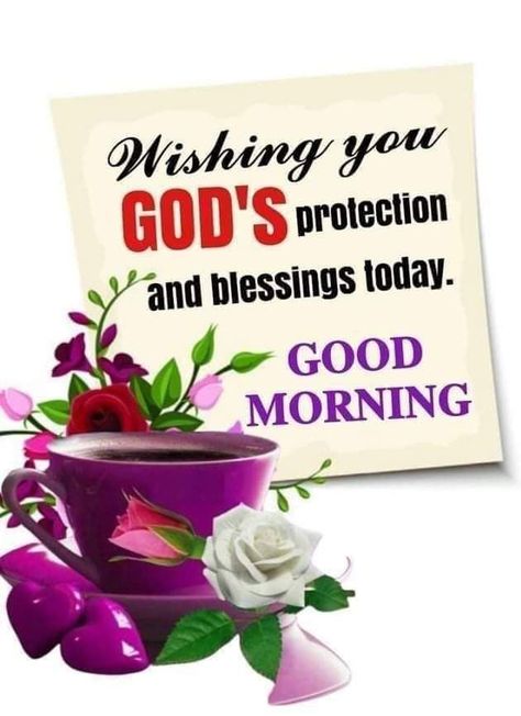 Wishing You God's Protection And Blessings Today. Good Morning Pictures, Photos, and Images for Facebook, Tumblr, Pinterest, and Twitter Good Morning Motivational Quotes, Inspirational Morning Prayers, Blessed Morning Quotes, Quotes To Start Your Day, Quotes Good Morning, Good Morning Sweetheart Quotes, Good Morning Spiritual Quotes, Good Morning Sunshine Quotes, Morning Prayer Quotes