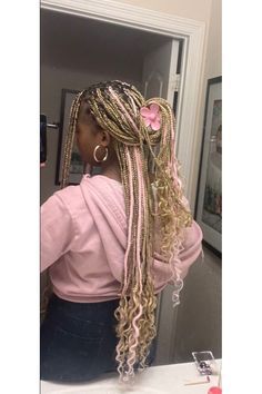 Chic Natural, Twisted Hair, Cute Box Braids, Blonde Braids, Cute Braided Hairstyles, Box Braids Hairstyles For Black Women, Cute Box Braids Hairstyles, Pelo Afro, Braids Hairstyles Pictures