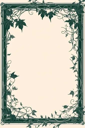 ↑↑↑ Larger size on website 🔸 A simple rectangular frame with an ornate vine design. The frame is black with an off-white backgrou Vine Border Design, Vine Border, Vine Tattoos, Dark Green Color, Vine Design, Border Design, Vintage Frames, Design Vintage, Box Frames