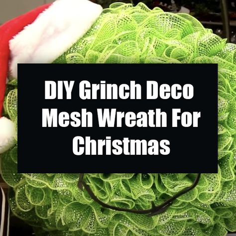 diy christmas wreath grinch videos christmas diy ideas christmas diy decoration diy and crafts diy christmas wreath ideas christmas crafts to make christmas crafts for 2020 simple christmas crafts to make christmas crafts to make at home christmas crafts 2020 grinch deco mesh wreath Mesh Wreath Tutorials, Grinch Face Wreath, Grinch Diy Wreath, How To Make A Grinch Wreath, Diy Mesh Wreath Tutorial Step By Step, Grinch Mesh Wreath, Grinch Wreath Ideas, Grinch Wreath Diy, Diy Grinch Wreath