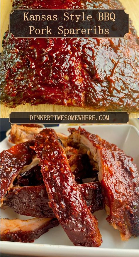 Beautiful Pork Spareribs with a Tomato BBQ Sauce Classic Food Recipes, Recipe Using Tomatoes, Pork Spareribs, Rib Sauce, Pork Sauce, Pork Spare Ribs, Bbq Sauce Recipe, Happy Cooking, Spare Ribs