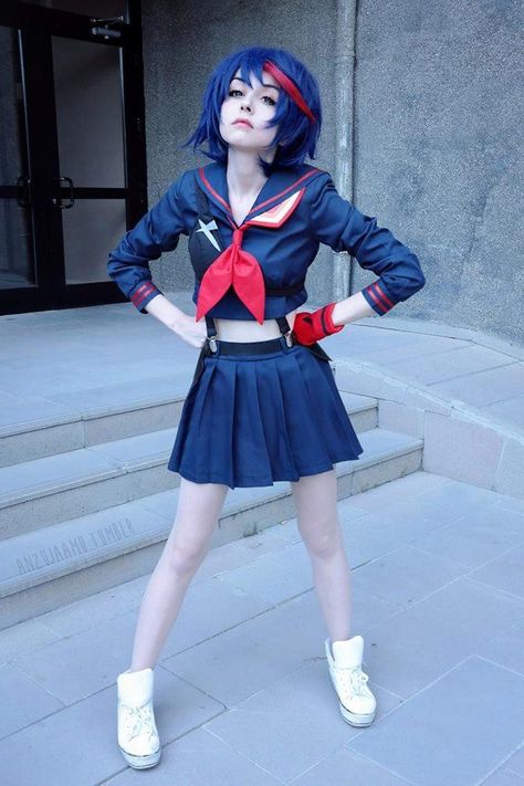 Anzu as Ryuko ☆ﾟ.*･｡ﾟ ♡ Kill La Kill Cosplay, Ryuko Matoi, Compression Shirts, Mode Chanel, Hot Anime, Kill La Kill, Amazing Cosplay, Cute Cosplay, Best Cosplay