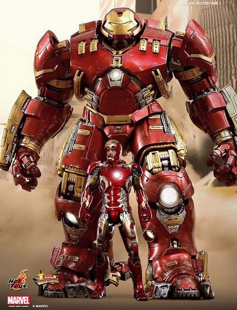 Hulk Buster and Ironman figures by Hot Toys! Hulk Buster, The Avengers Age Of Ultron, Iron Man Hulkbuster, Toni Stark, Man Figure, Iron Man Suit, Avengers Age Of Ultron, Iron Man Armor, Iron Man Tony Stark