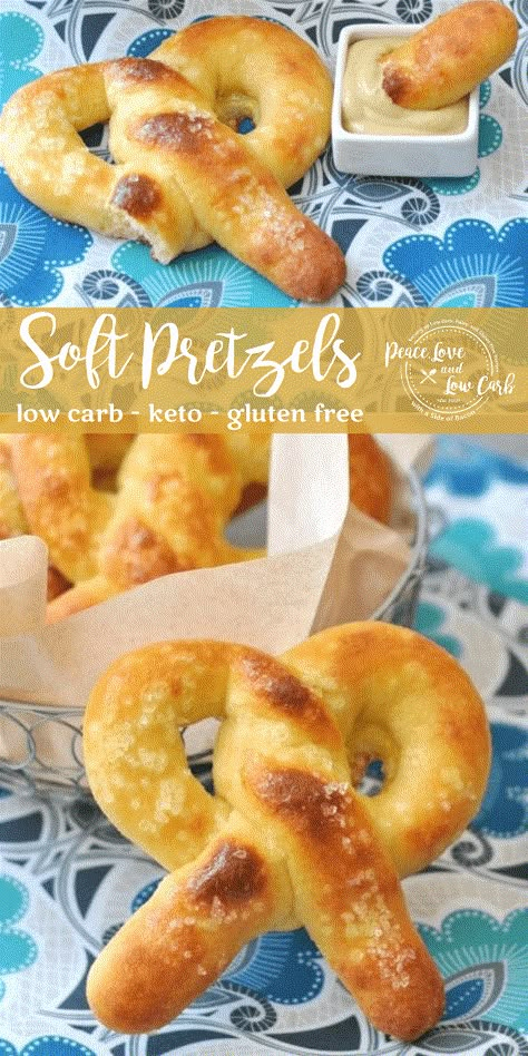 All of the delicious chewiness of a real soft pretzel, but low carb and keto friendly. The keto soft pretzels are sure to impress. Peace Love And Low Carb, Keto Appetizers, Soft Pretzel, Boiled Egg Diet Plan, Keto Pancakes, Carb Snacks, Low Carb Diets, Keto Ideas, Soft Pretzels