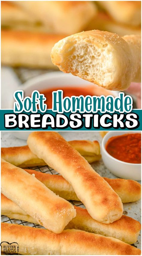 Soft Breadsticks Recipe, Soft Breadsticks, Homemade Breadsticks, Breadsticks Recipe, Delicious Banana Bread Recipe, Bread Dip, Best Bread Recipe, Breadsticks, Pizza Bread