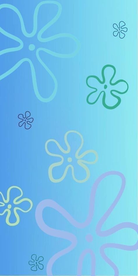 Cute Spongebob And Patrick Wallpaper, Spongebob Wallpaper Aesthetic Iphone, Spongebob Sky Tattoo, Sponge Bob Sky Background, Spongebob Flowers Background, Spongebob Wallpaper Ipad, Patrick Star Wallpaper, Spongebob Invitations, Spongebob Sky