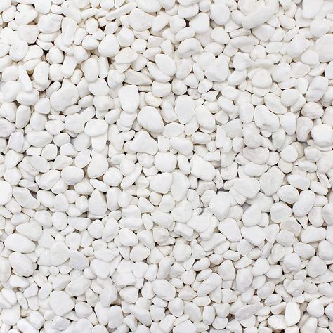 Mini Assorted Pebble Stones, Mixed River Gravel for Vase Filler, Plant Pots, Landscaping and Home Gardens White Pebble Courtyard, Landscape Materials Texture, White Pebbles Landscape, White Stone Texture, White Pebble Garden, Pebbles Texture, Pebble Flooring, Gravel Texture, Urban Texture