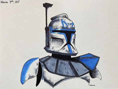 Captain Rex by Me (Microns and Copics)https://ift.tt/2RUQXSS Captain Rex Drawing, Captain Rex Fanart, Clone Wars Art, Galactic Republic, Star Wars Tattoo, Star Wars Drawings, Star Wars Jokes, Clone Trooper, Star Wars Wallpaper