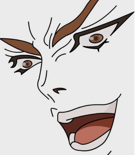 KONO DIO DA !! Face Template, Transparent Png, The Face, For Free, Hair