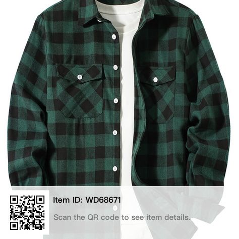 Mens Plaid Flannel, Pockets Design, Long Sleeve Flannel, Mens Plaid, Men Tops, Plaid Flannel Shirt, Women Shirts Blouse, Men's Shirts, Casual Style Outfits