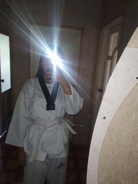 Black Belt Taekwondo Aesthetic, Taekwondo White Belt, Taekwondo Girl Aesthetic, Taekwondo Aesthetic, Tkd Girl, Belts Aesthetic, Black Belt Taekwondo, Happy Birthday Captions, Jiu Jitsu Belts