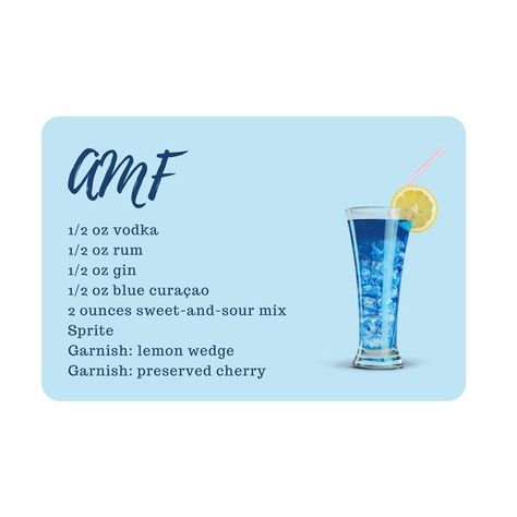 drink recipe for amfs. adios mother fucker. Adios Mother Drink Recipe, Adios Mf Drink Recipe, Adios Drink Recipe, Amf Drink Recipe, Adios Mother Drink, Adios Drink, Amf Recipe, Amf Drink, Mix Drinks