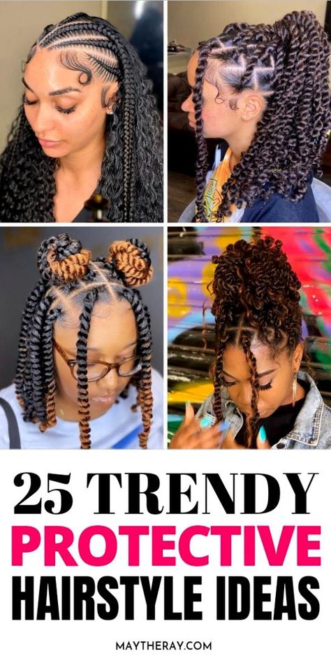 Braids For Short Hair Black Women Protective Styles, Protective Hairstyles For Black Women, Quick Black Hairstyles, Quick Braid Styles, July Hairstyles, Braided Braids, Easy Braid Styles, Headband Ideas, Braid Headband