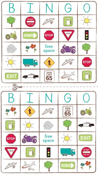 Free printable: liven up car rides with a friendly game of Backseat Bingo! Play with 2 players -- or use as a fun scavenger hunt for a player riding solo. Car Bingo, Road Games, Travel Bingo, Kids Travel Activities, Car Items, Car Activities, Travel Printables, Road Trip Activities, Usa Trip