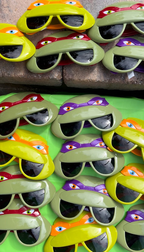 Teenage Mutant Ninja Turtles TMNT birthday party theme. Teenage Mutant Ninja Turtle Birthday Party, Turtles Birthday Party Ideas, Teenage Mutant Ninja Turtle Party, Ninja Turtle Birthday Party, Ninja Turtles Birthday Party Ideas, Teenage Mutant Ninja Turtles Birthday, Ninja Turtles Birthday, Turtle Birthday Parties, Ninja Turtles Birthday Party