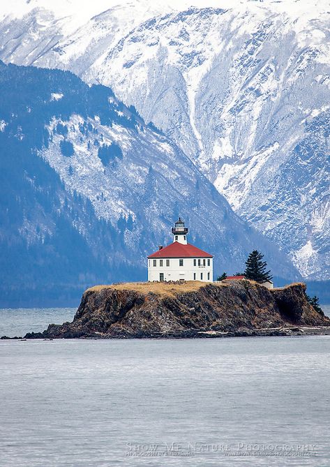 Lighthouse on Alaska's Inside Passage, via ferry Lighthouse Scenery, Haines Alaska, Southeast Alaska, North To Alaska, Alaska The Last Frontier, Location Unknown, Roatan Honduras, Alaska Usa, Juneau Alaska