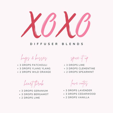 Crafting a Valentine's Day oasis with the magic of doTERRA essential oils! 💕✨ Indulge in these heavenly diffuser blends for a romantic and relaxing atmosphere. Here are the XOXO diffuser blends!💕 Tag a loved one to see this post! Valentine’s Day Essential Oil Blends, Romantic Essential Oil Blends, Love Diffuser Blends, Romantic Diffuser Blends, Perfume Blends, Deep Blue Rub, Become A Yoga Instructor, Citrus Smell, Air Diffuser