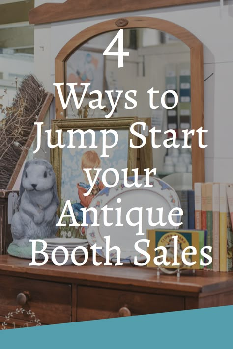 Setting Up A Vintage Booth, Antique Retail Display, Decorating Booth Space, Antique Mall Booth Ideas Spaces, Sales Booth Display Ideas, Fall Vintage Market Displays, Styling An Antique Booth, How To Start An Antique Booth, Antique Booth Vingette