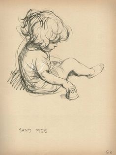 Human Figure Sketches, Books Decor, Baby Illustration, Antique Pictures, Baby Drawing, Portrait Paintings, Figure Sketching, Arte Sketchbook, Sketch Inspiration