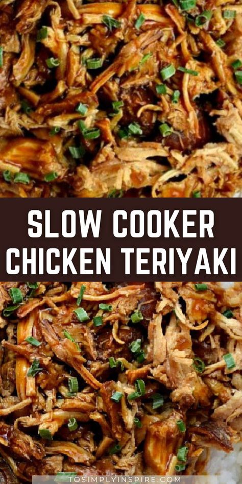 Slow Cooker Chicken Teriyaki, Healthy Dinner Choices, Broccoli Dinner, Dinner Crockpot, Teriyaki Chicken Crock Pot, Chicken Breast Crockpot Recipes, Serve Over Rice, Slow Cooker Teriyaki Chicken, Crockpot Chicken Breast