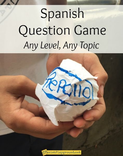 Spanish question game for any topic or level. Students pass paper "cabbage" like Hot Potato and peel off leaves with questions to answer. Low-prep fun! Spanish Questions, Spanish Classroom Activities, Questions To Answer, Spanish Games, Spanish Curriculum, Hot Potato, Spanish Basics, Middle School Spanish, Spanish Lessons For Kids