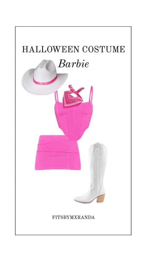 Halloween Costume Inspo | #outfitinspo #halloween #halloweencostume #costume #costumeidea #barbie Barbie Halloween Costume Black Women, Barbie Outfits Halloween, Different Barbies Costumes, Barbie Edition, Cowgirl Halloween Costume, Barbie Halloween Costume, Cowgirl Halloween, Barbie Halloween, Couple Costume