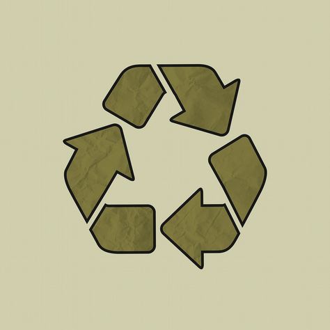 Recycle environment badge illustration, waste management in crinkled paper texture | free image by rawpixel.com / Porpla mana Solid Waste Poster, Solid Waste Management Poster, Waste Management Poster, Waste Drawing, Waste Illustration, Eco Logo Design, Crinkled Paper, Badge Illustration, Free Paper Texture