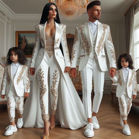 Prom Look Ideas, Bridal Wedding Suit, Suit And Dress Couple Outfit, Suit Styles For Women, Fashion Suits Women, Outting Outfits, Wedding Bridal Suit, Suit Wedding Dress, Graceful Lady