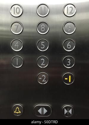 Elevator Buttons, 13th Floor, Focus Images, Glass Lift, Photo Buttons, Disinfecting Wipes, Image Vector, Metal Door, Modern Office