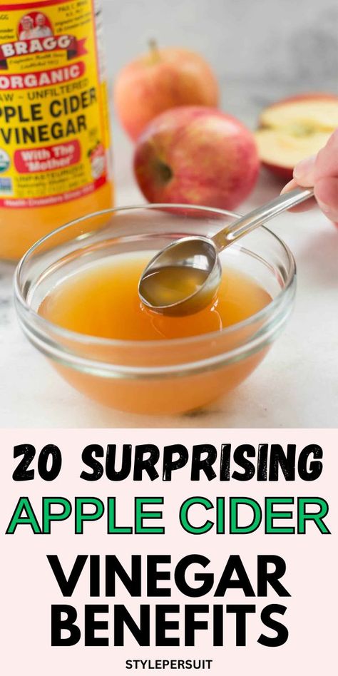 Uncover 20 amazing health benefits of apple cider vinegar! From reducing cholesterol to acting as a metabolism booster, see how this ACV drink can support a healthy lifestyle. Learn vinegar uses, like a morning rinse, and enjoy vinegar recipes that fit any vinegar diet. Plus, get tips on how to drink apple cider vinegar and maximize apple cider vinegar health benefits for blood sugar control and more! Vinegar Health Benefits, Apple Cider Vinegar Health Benefits, Apple Cider Vinegar Morning, Reducing Cholesterol, Drink Apple Cider Vinegar, Apple Cider Vinegar Health, Acv Drink, Vinegar Diet, Vinegar Recipes