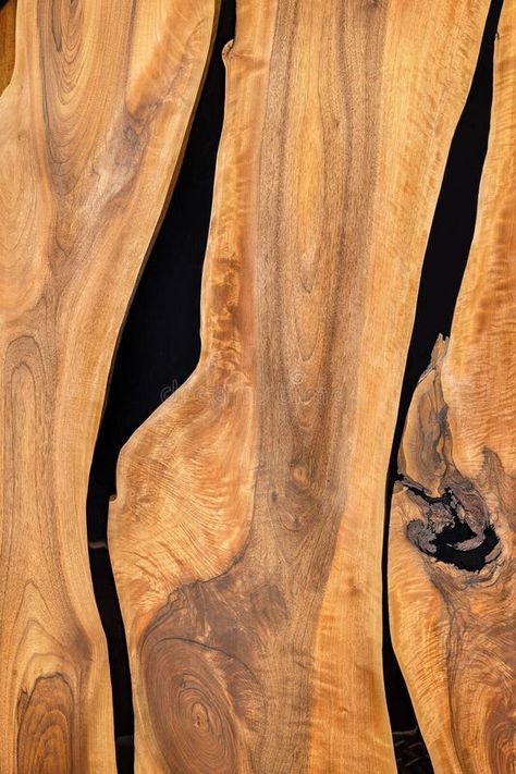 Beautiful texture of a wooden tabletop against a background filled with black epoxy resin stock photography Epoxy Texture, Wooden Epoxy, Wood Grain Pattern, Wooden Table Top, A Background, Beautiful Textures, Wooden Table, Wooden Tables, Epoxy Resin