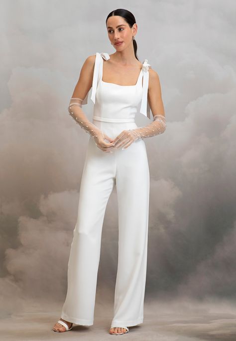 Bride Pantsuit, Moonlight Bridal, Catherine Deane, Alternative Wedding Dresses, Bridal Jumpsuit, Illusion Tulle, Bridal Separates, Wedding Jumpsuit, Wedding Look