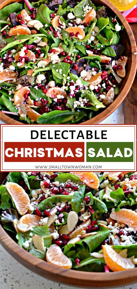 Salad For Xmas Dinner, Salad With Prime Rib Dinner, Christmas Eve Salad Ideas, Ham Sides Christmas, Sides With Prime Rib Holidays, Christmas Prime Rib Dinner Menu Ideas, Xmas Recipes Dinner, Prime Rib Dinner Sides, Prime Rib Sides Christmas Dinners