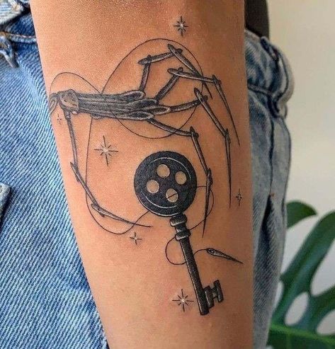 Coraline Tattoo Sleeve Ideas, Coraline Arm Tattoo, Coraline Tattoo Design, Coraline Matching Tattoos, Coraline Sleeve Tattoo, Coraline Inspired Tattoos, Matching Horror Tattoos, Coraline Doll Tattoo, Coraline Fan Art