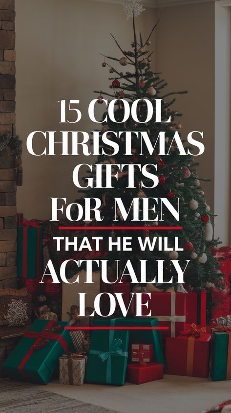 15 Cool Christmas Gifts for Men That He Will Actually Love (You Won't Believe #6!) Gifts For Boyfriend On Christmas, Christmas Gifts For Adult Son, Guy Gifts For Christmas, Men’s Christmas Gifts 2024, Christmas Gifts For Male Coworkers, Guy Christmas Gifts, Cool Guy Gifts, Man Christmas Gifts, Gifts For Male Friends