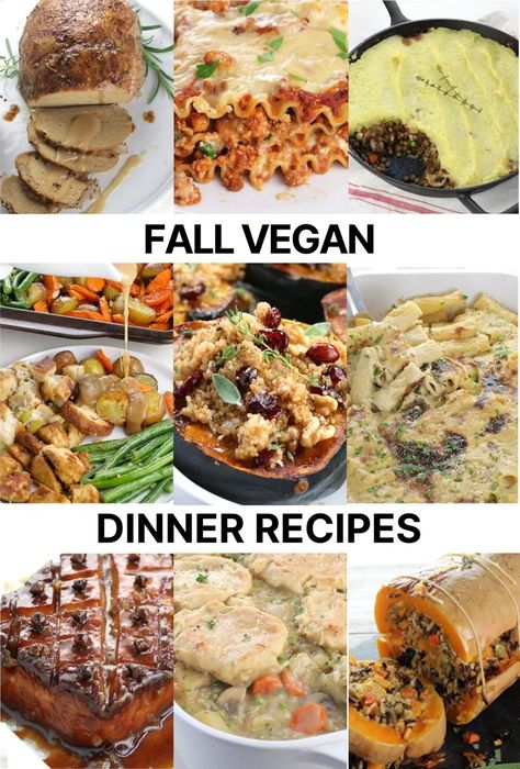 16 Fall Vegan Dinner Recipes • It Doesn't Taste Like Chicken Fall Vegan Dinner, Best Vegan Dinner, Best Vegan Chili, Vegan Scalloped Potatoes, Vegan Winter Recipes, Vegan Pumpkin Cookies, Fall Veggies, Vegan Pumpkin Recipes, Fall Vegan Recipes