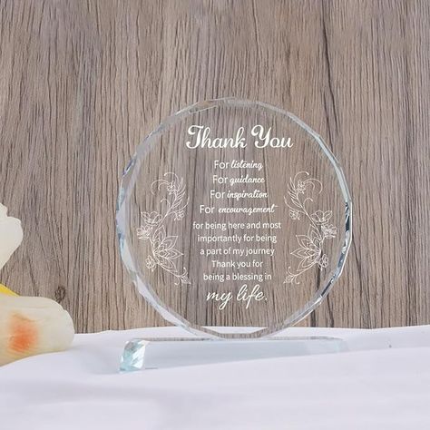 Amazon.com: Thank You Gifts, Engraved Crystal Appreciation Gifts for Women/Men, Office Gifts for Coworkers Employee Boss Lady Manager Mentor Teacher Coach Colleague Christmas Birthday Gifts : Office Products Office Gifts For Coworkers, Thank You Plaques, Mentor Teacher, Teacher Mentor, Coach Appreciation Gifts, Men Office, Coaching Teachers, Boss' Day, Engraved Crystal