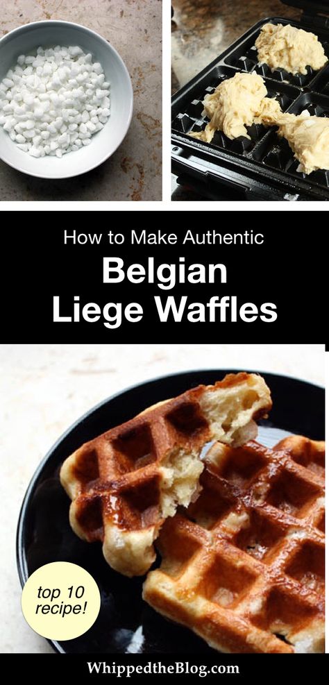 Yeasted Waffle Recipe, Belgian Leige Waffles, Authentic Belgian Liege Waffles, Best Belgium Waffles Recipe, Real Belgium Waffle Recipe, Brioche Waffles Recipe, Belgian Gaulettes, Liege Belgium Waffles, Dutch Waffles Recipe