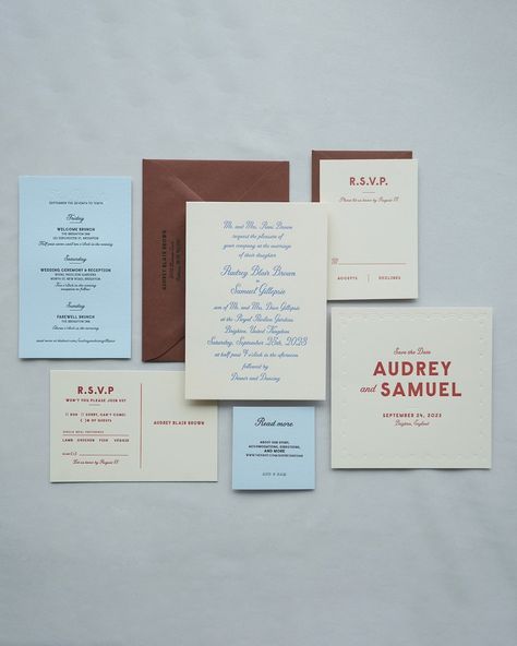 The Andie Wedding Invitation Suite Full Semi Custom Suite, Letterpress - Etsy Basic Wedding Invites, Retro Floral Wedding Invitations, Best Wedding Invites, Magnetic Wedding Invitations, Together With Their Families Invitation, Wedding Invitation Suite Ideas, Wedding Invitation Assembly, Mid Century Wedding Invitations, Nyc Wedding Invitations