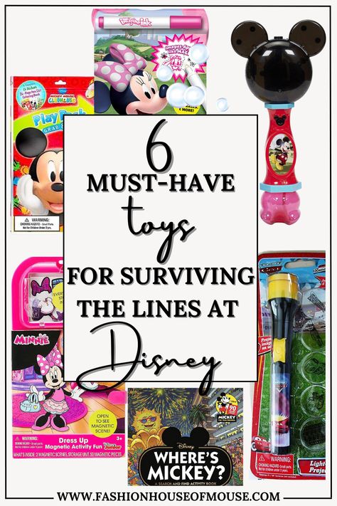 Wondering how to entertain your kids while waiting on the lines at Disney? Check out these 6 must-have Disney toys your kids will love! Disney Suitcase Surprise, Disney Hacks With Kids, Disneyland Surprise Box Ideas, Travel Must Haves For Kids, Disney Must Haves For Kids, Disney World Gifts For Kids, Disneyland Toys, Disney Christmas Surprise, Disney World Must Haves For Kids