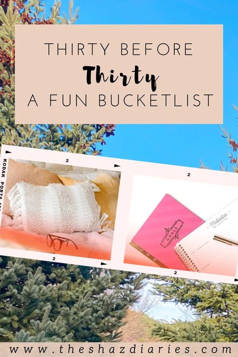 This pin has a notebook in a cozy setting to symbolize the emotions that come with turning 30. In this blog post, I am sharing my "30 Before 30" bucketlist and what I hope to accomplish hopefully this year! 30 Things To Do In Your 30s, 30 For 30, What To Do For Your 30th Birthday, What To Do For 30th Birthday, Things To Do For 30th Birthday, 30 Before 30 List Ideas, Bucketlist Ideas 2024, 30 Before 30 Bucket List, Things To Do Before 30